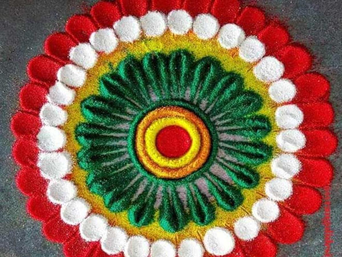 Here's How You Can Make A Rangoli Using Your Vegetable Basket And Other  Supplies! | HerZindagi