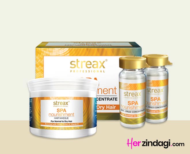 review spa nourishment streax professional