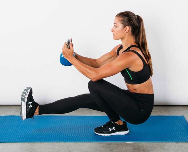 single leg squat exercise
