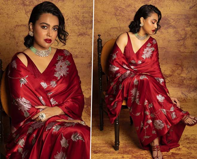 swara saree styling