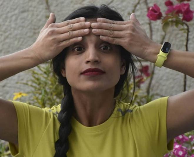 yoga for forhead in hindi