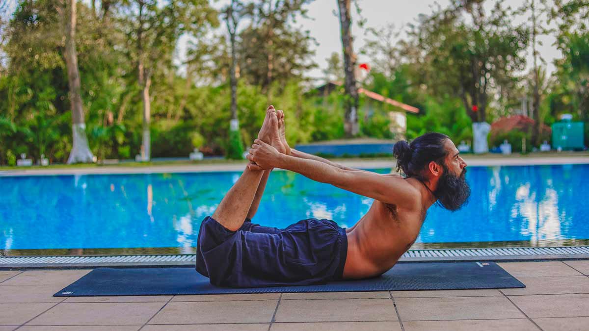 Dhanurasana for yoni health