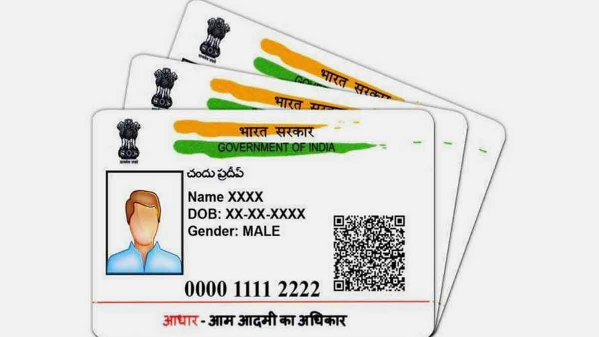 aadhar and updates without address