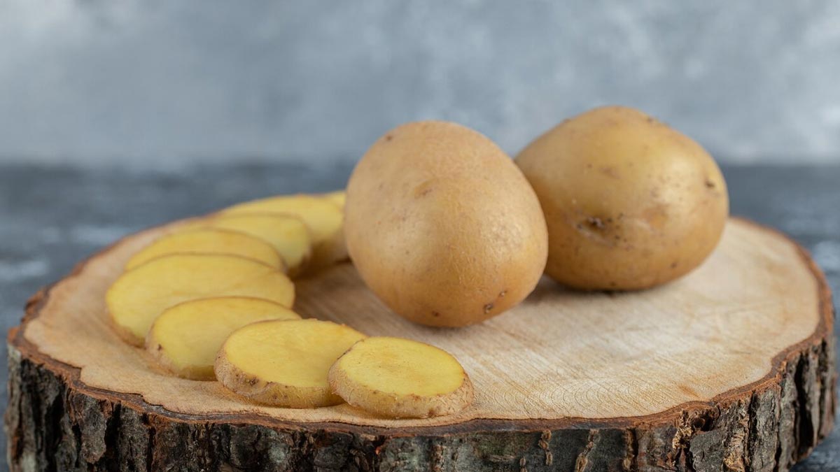 add raw potato to food