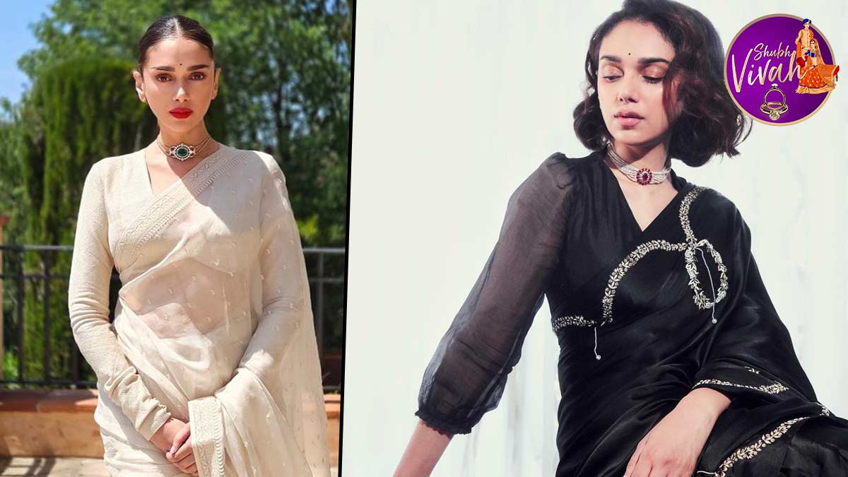 Bhamaa stuns in a black saree – South India Fashion