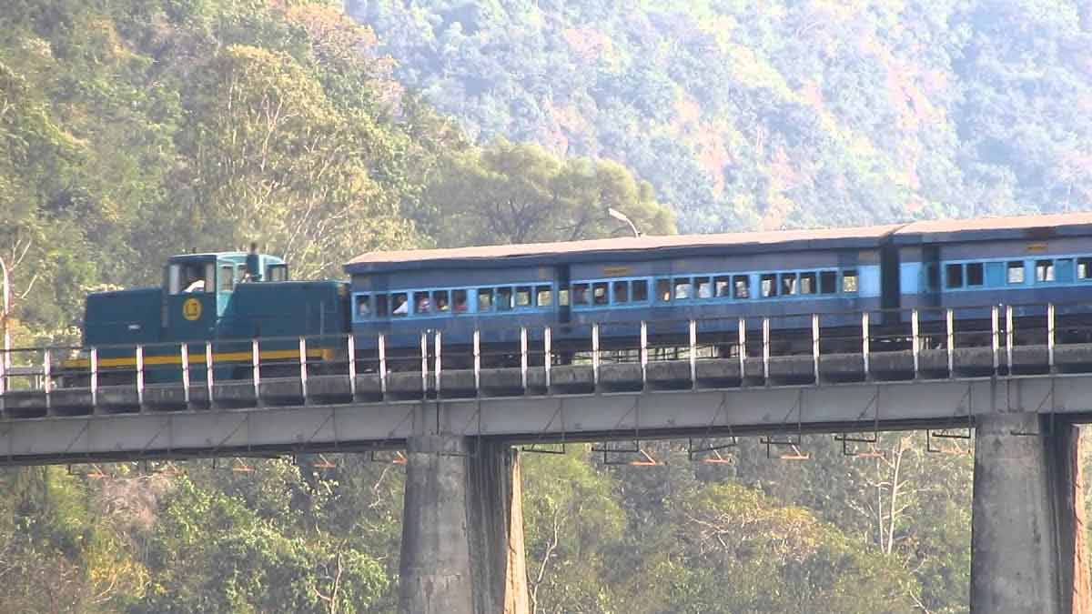 bhakra nangal dam train travel without ticket inside 