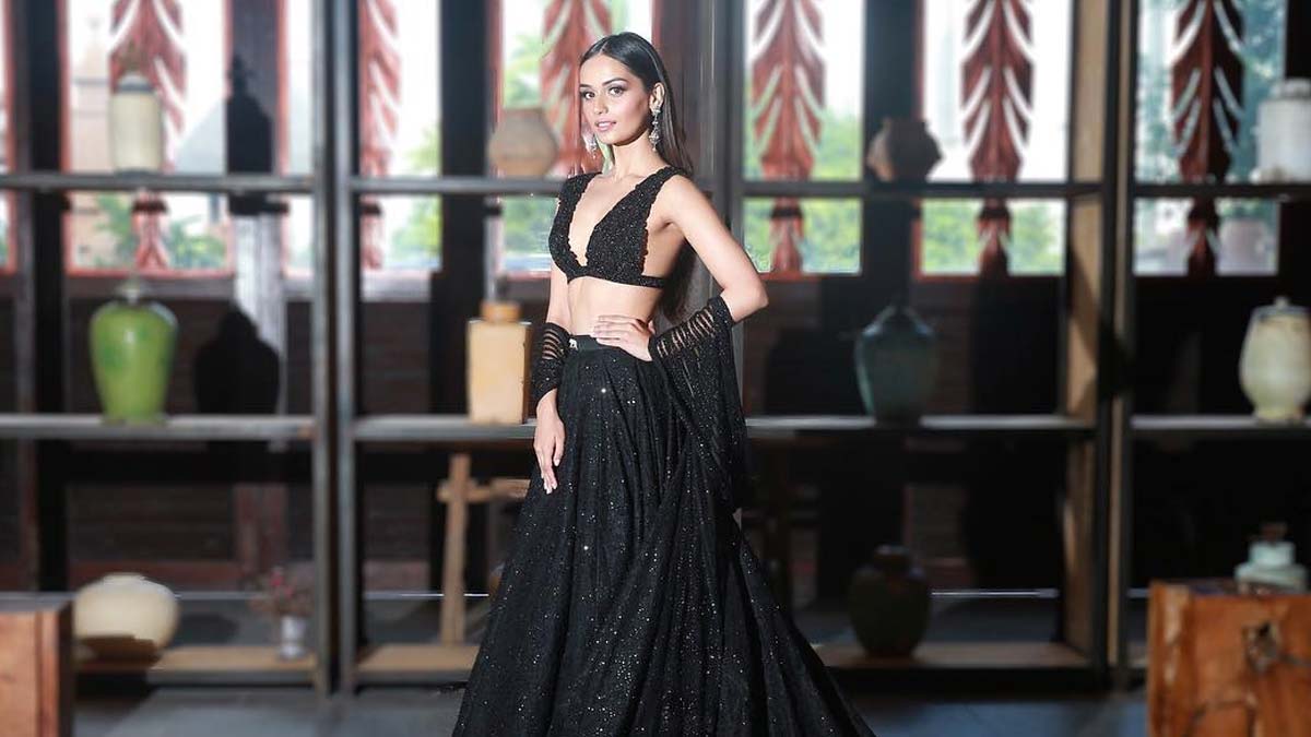 black manushi chillar ethnic looks