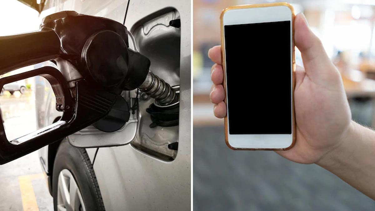 can smartphones actually cause fire at a petrol pump