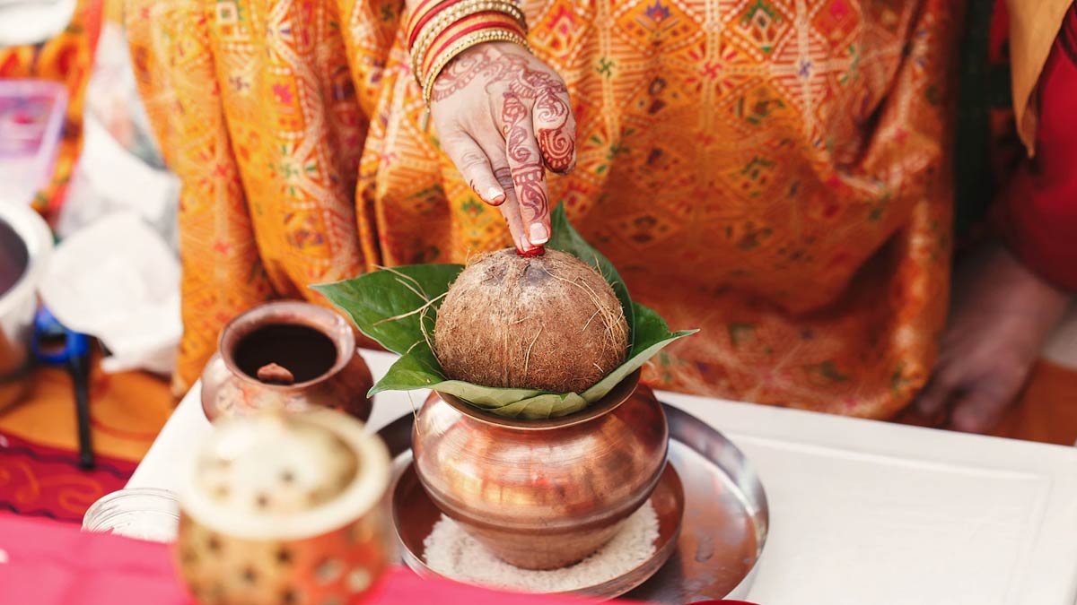 coconut puja