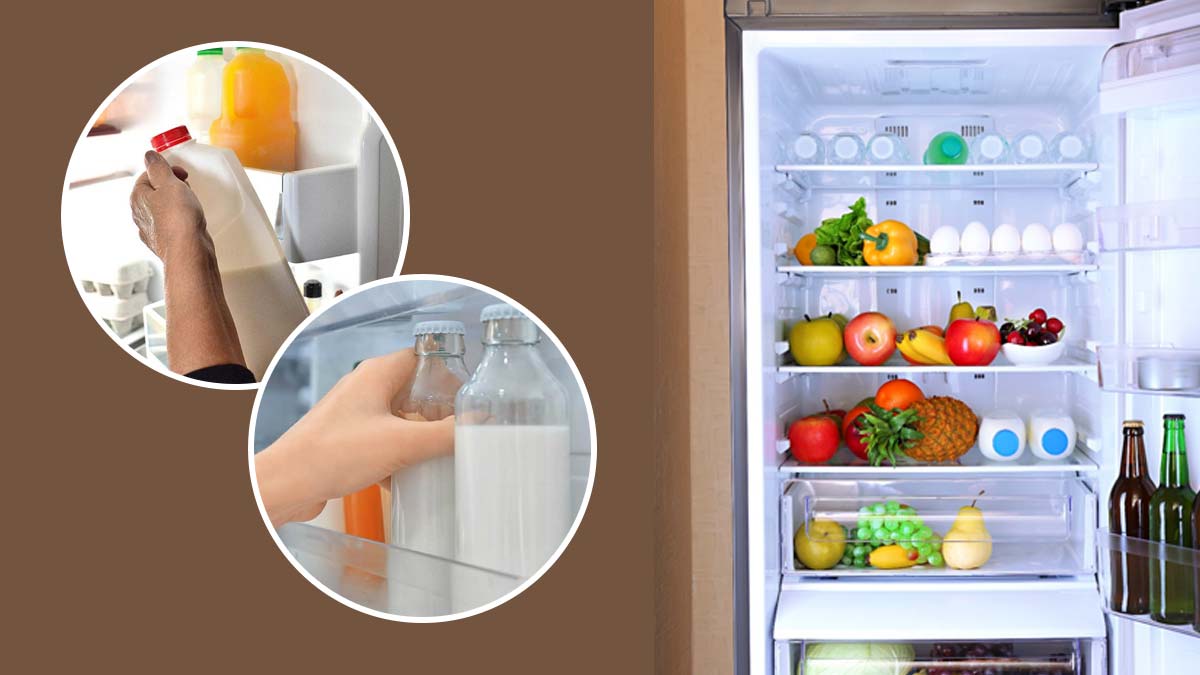 container to store milk in fridge