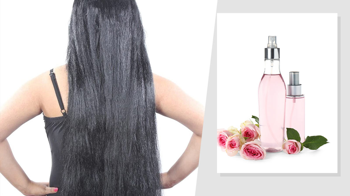 how to use rose water for hair