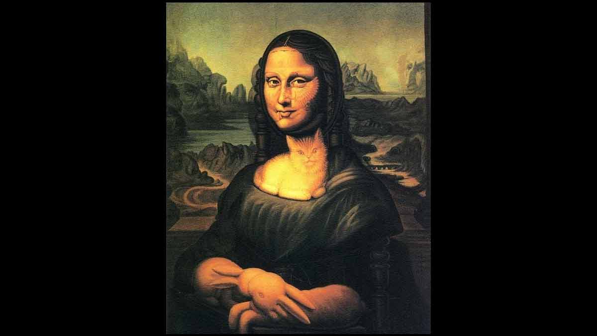 illusion of monalisa painting