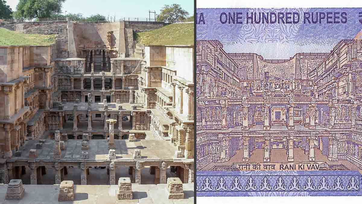 indian currency notes back side images