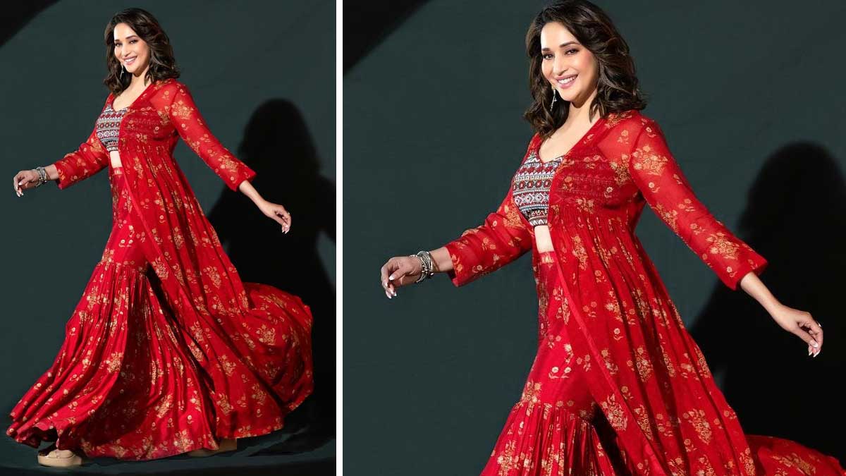 Indo-Western Look indo western floral ethnic outfits
