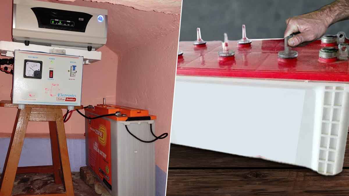 Inverter Battery इन्वर्टर की बैटरी Inverter Battery Water Level Check