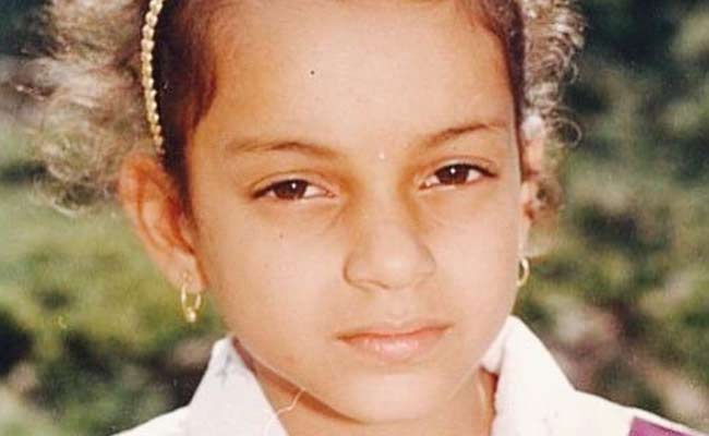 kangana childhood photo