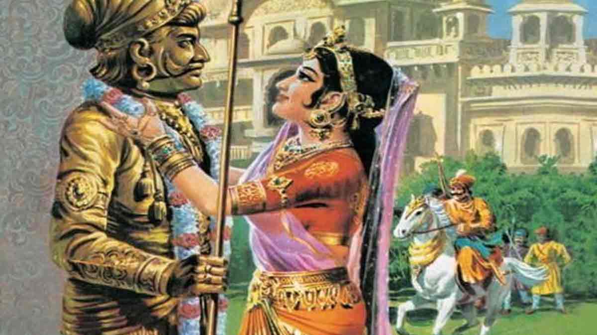 love story of prithviraj chauhan and sanyogita