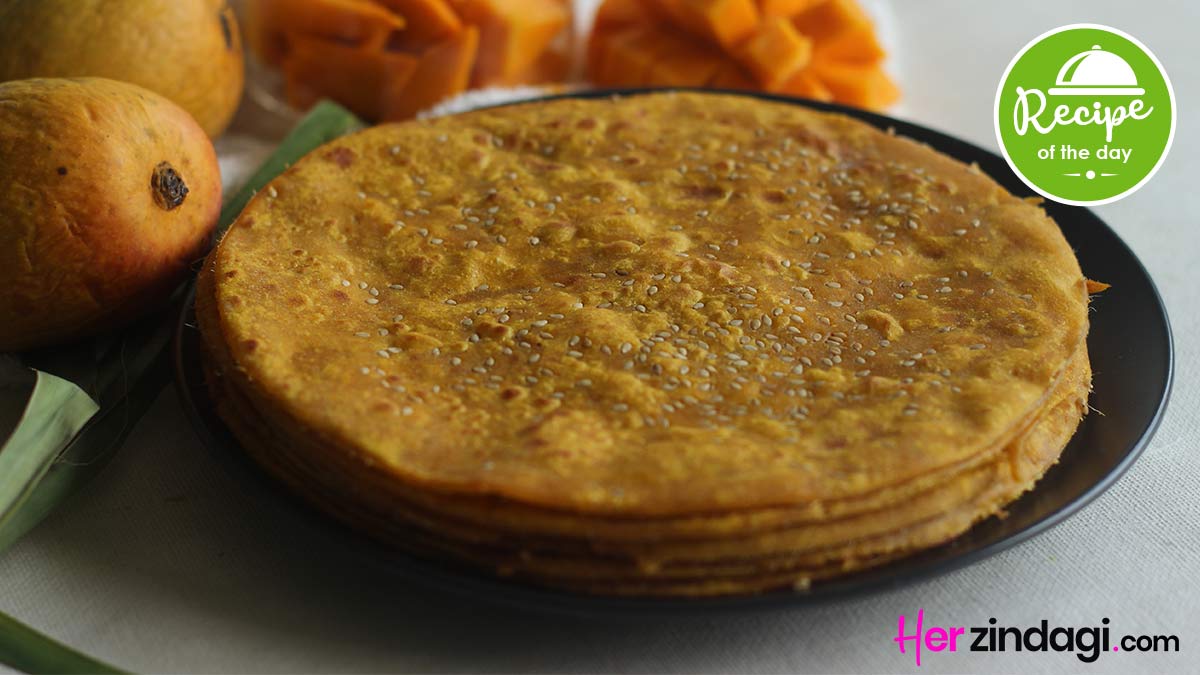 mango paratha at home