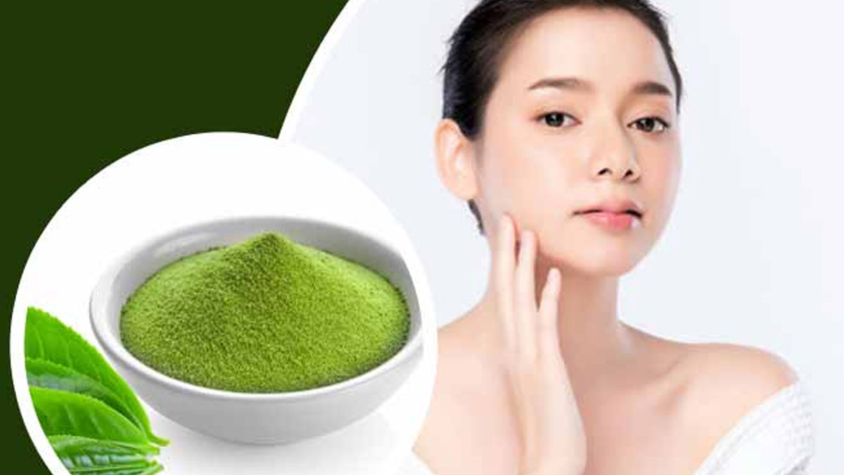 matcha powder for skin