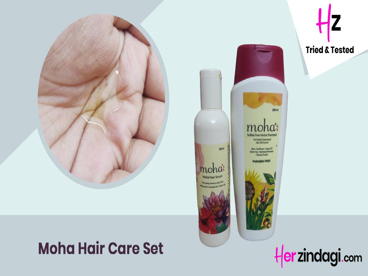HZ Tried & Tested: Moha Hair Care Set Detailed Review | HerZindagi