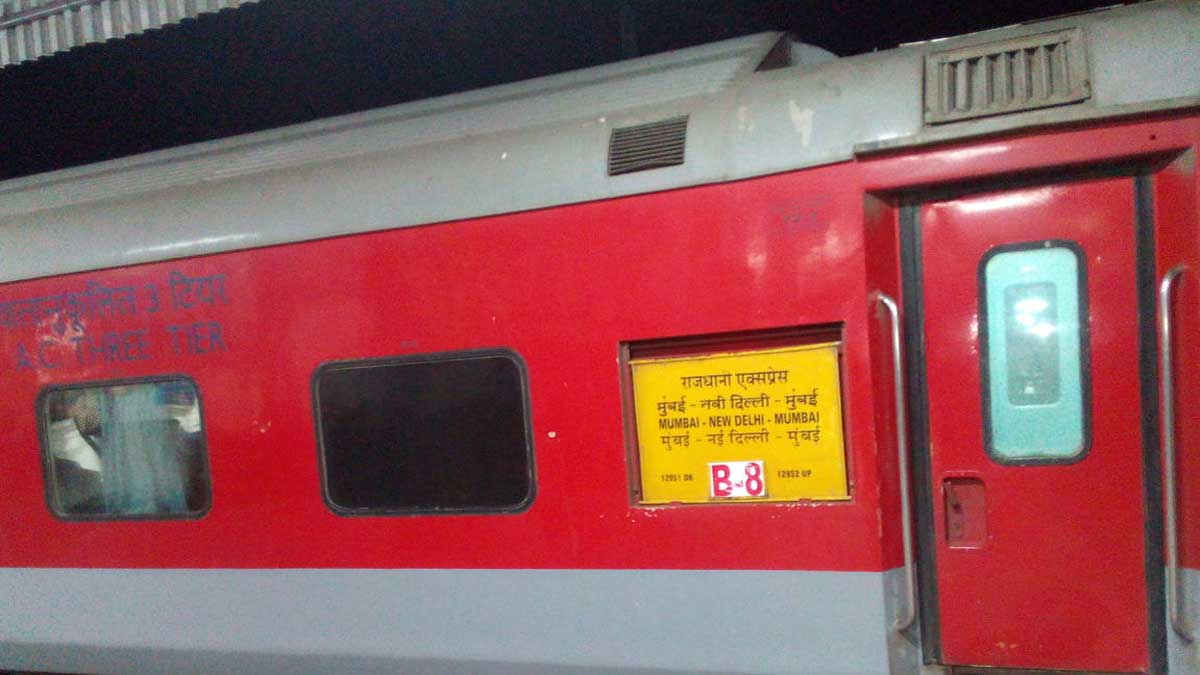 mumbai new delhi rajdhani turns 