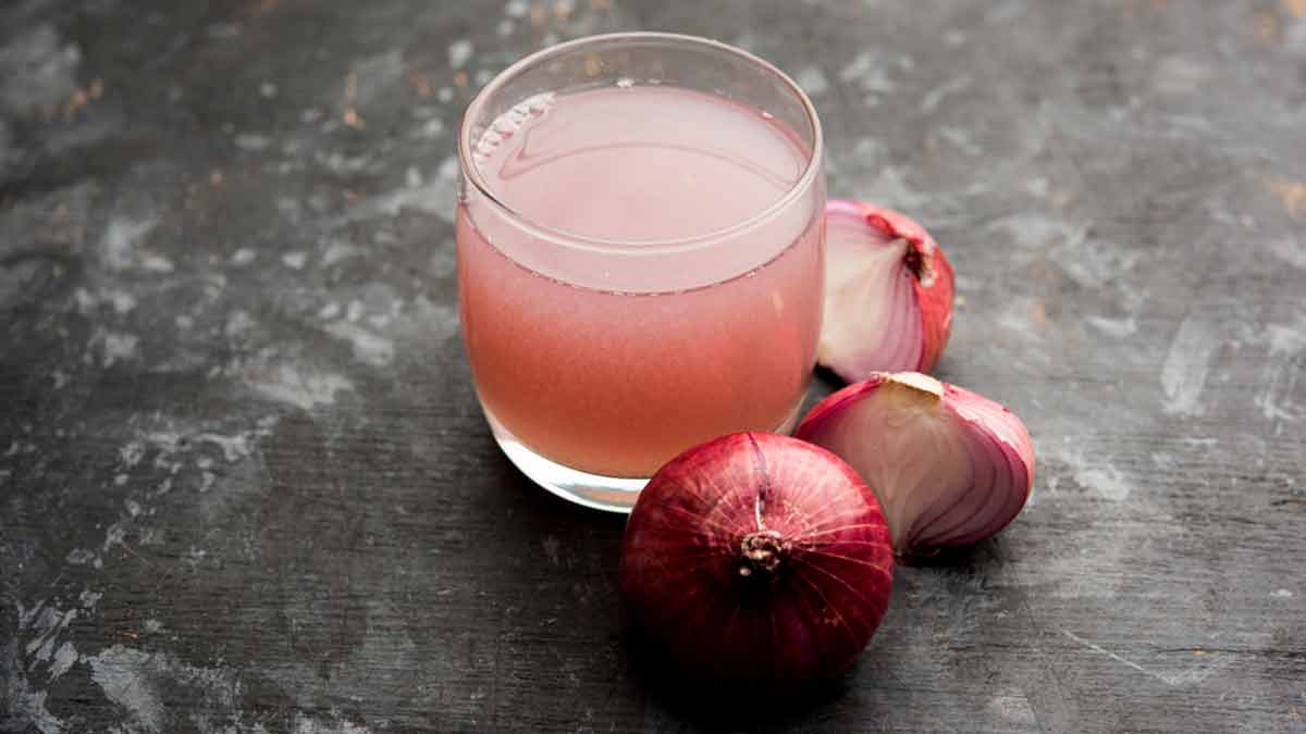 onion juice for hair fall