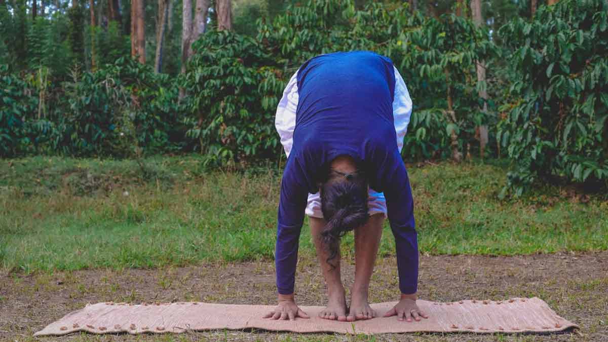 padhasthana yoga eye sight