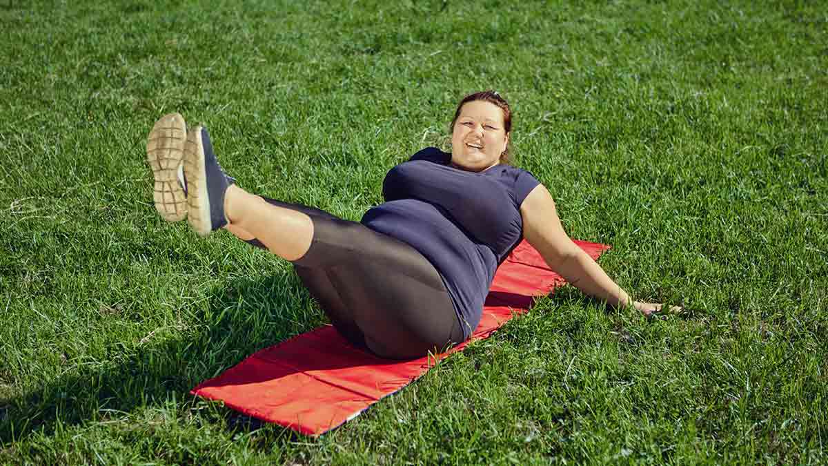 plus size women fat exercise