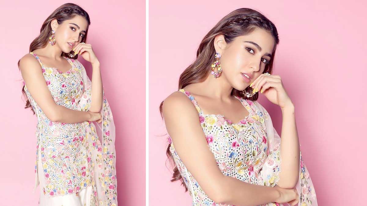Sharara Set sharara floral ethnic outfits