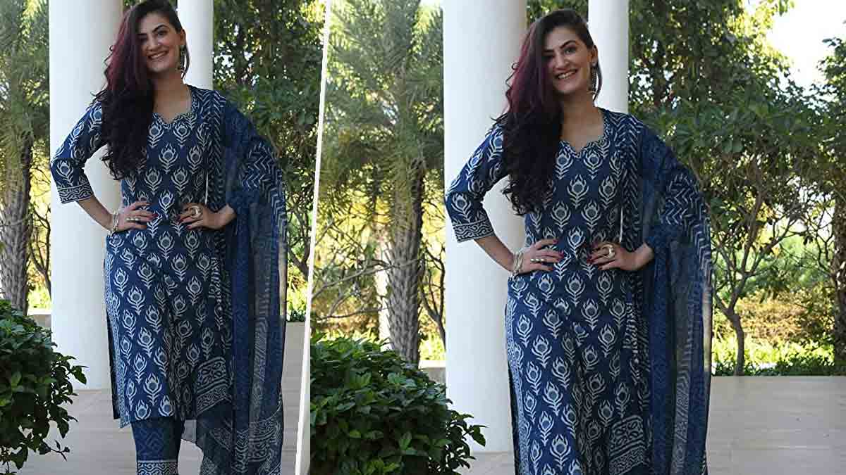 Kurta for fat clearance ladies