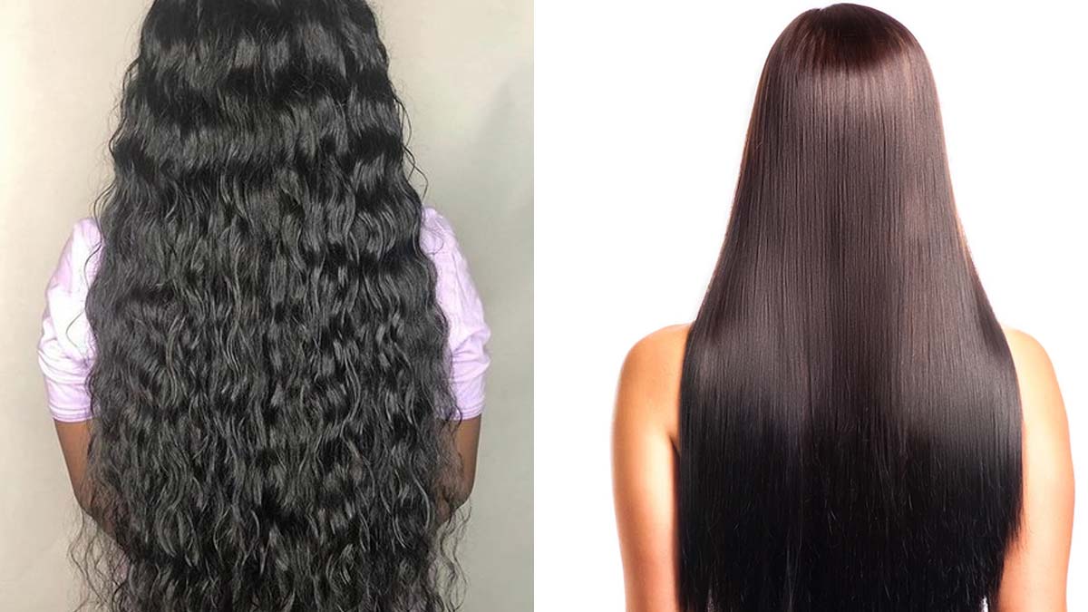 Permanent Hair Straightening| कर्ली हेयर तो स्ट्रैट हेयर| Curly Hair| How  To Straighten Curly Hair Naturally | home remedies for straighten curly hair  in hindi | HerZindagi