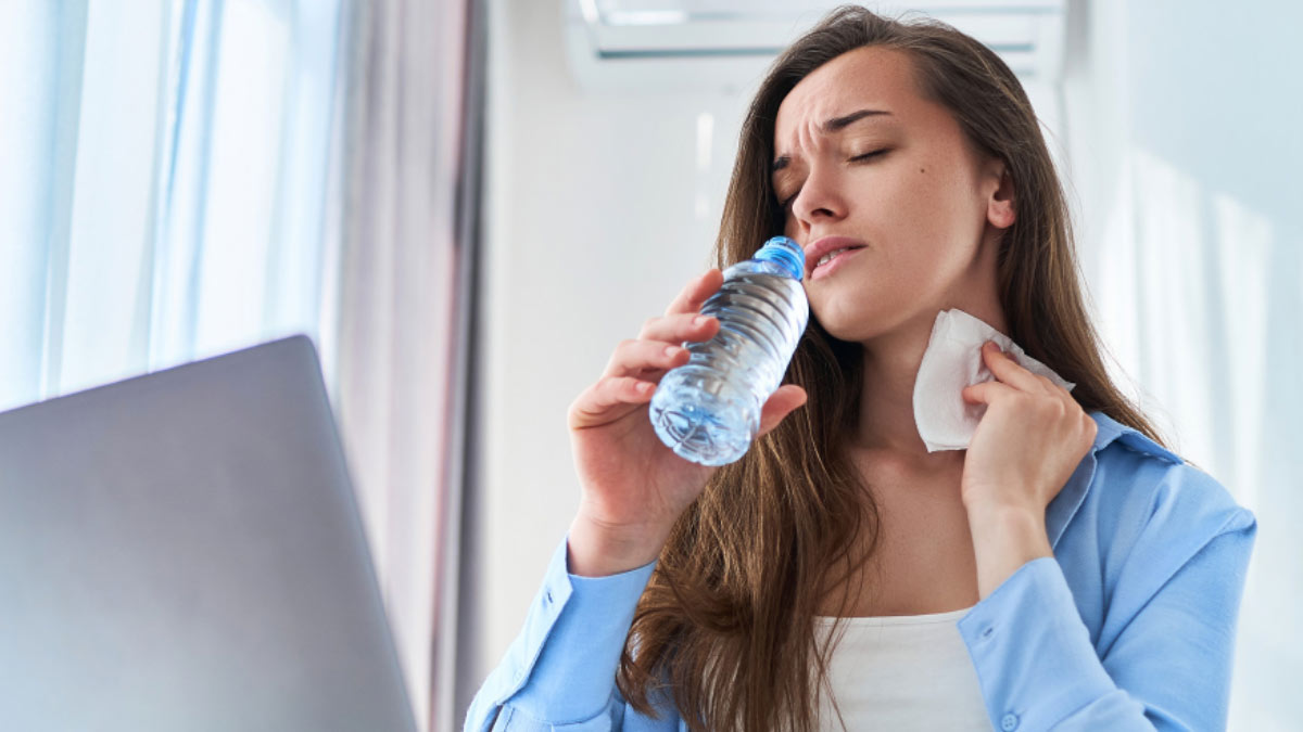 tired body heat wave