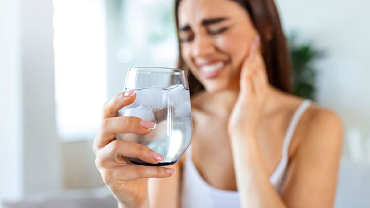 tothache with cold water