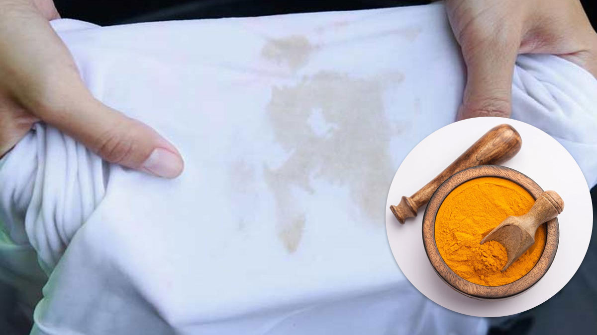 How To Remove Turmeric Stain From White Clothesसफेद कपड़े पर दाग हटाने