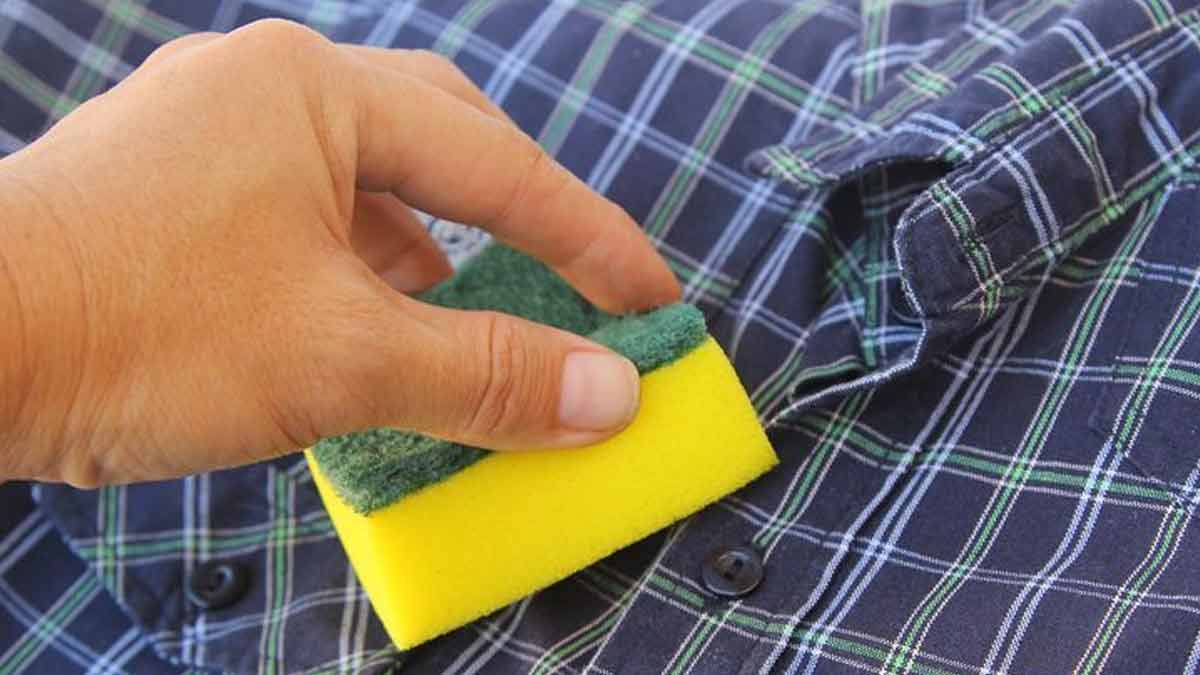 uses of old kitchen scrubber inside 