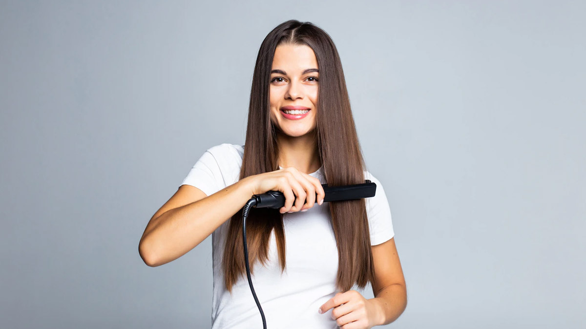 ways to do hair straightening at home