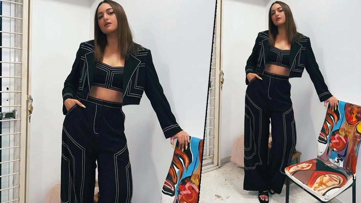 wide leg pants with crop top