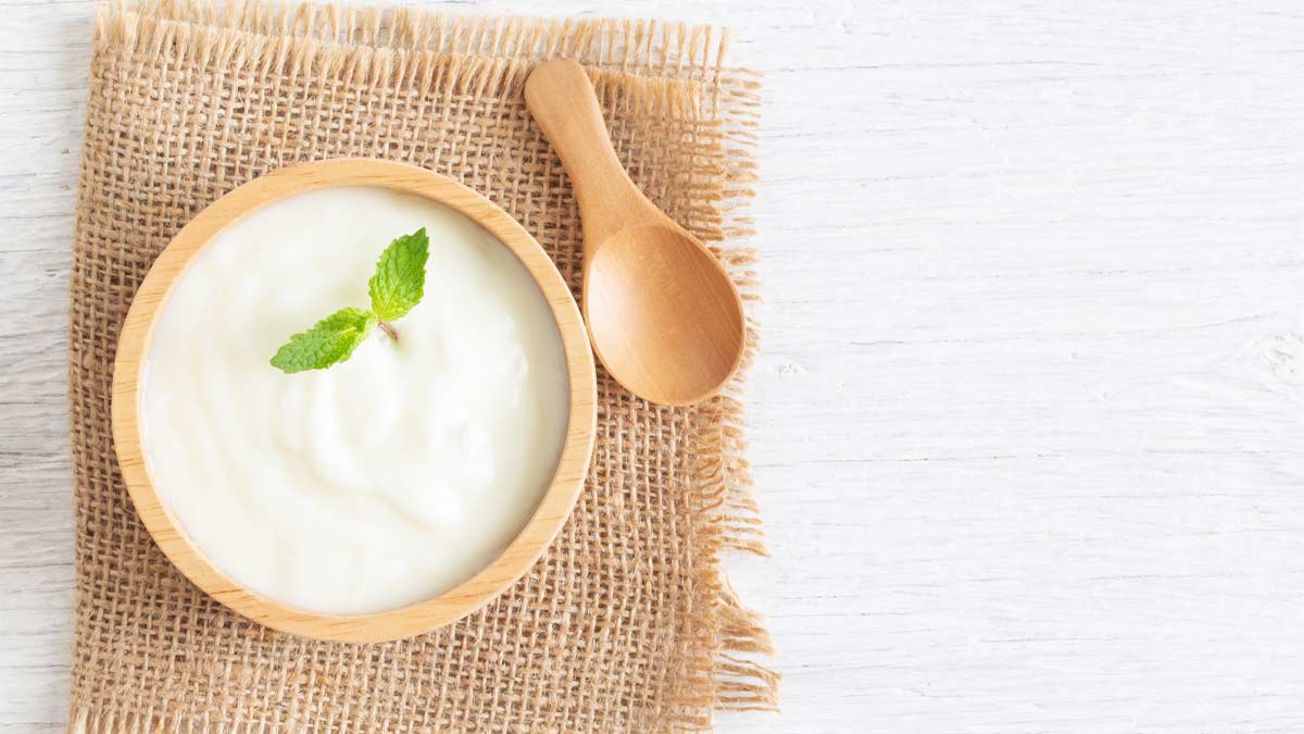 yogurt pack for sun tan