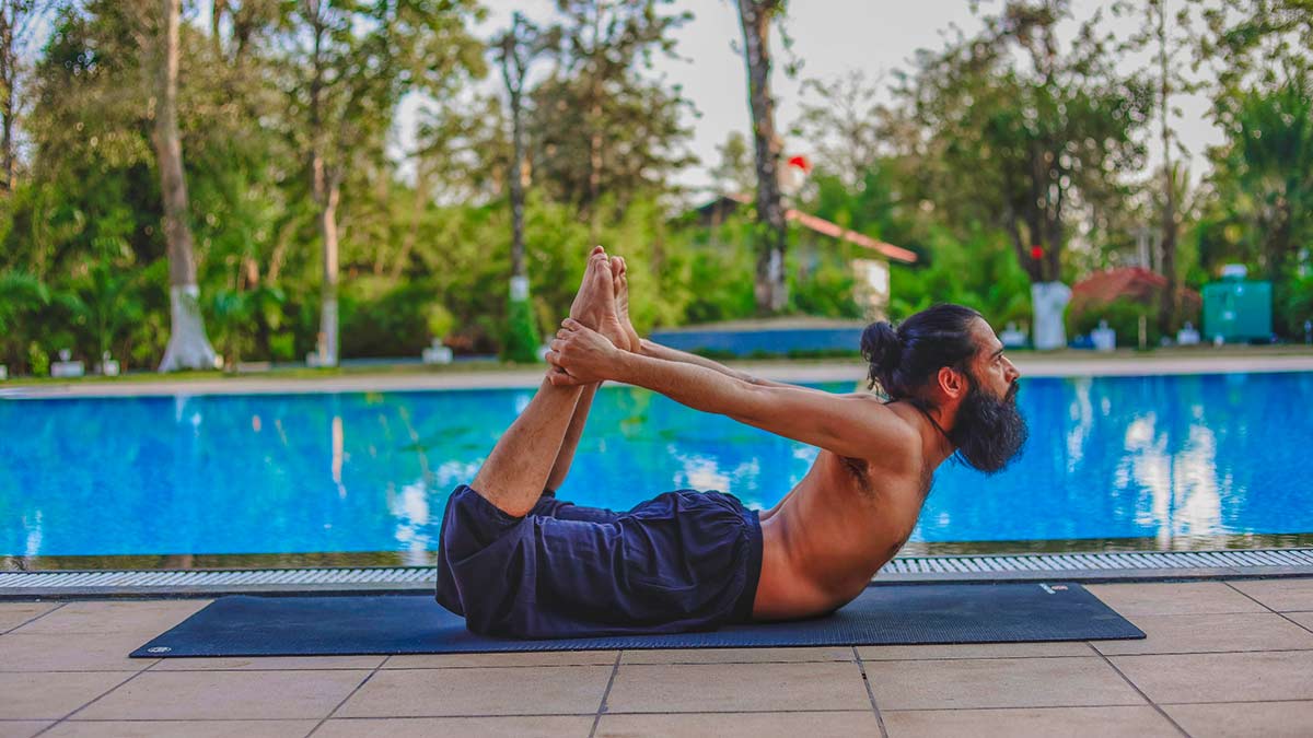 Dhanurasana for brain