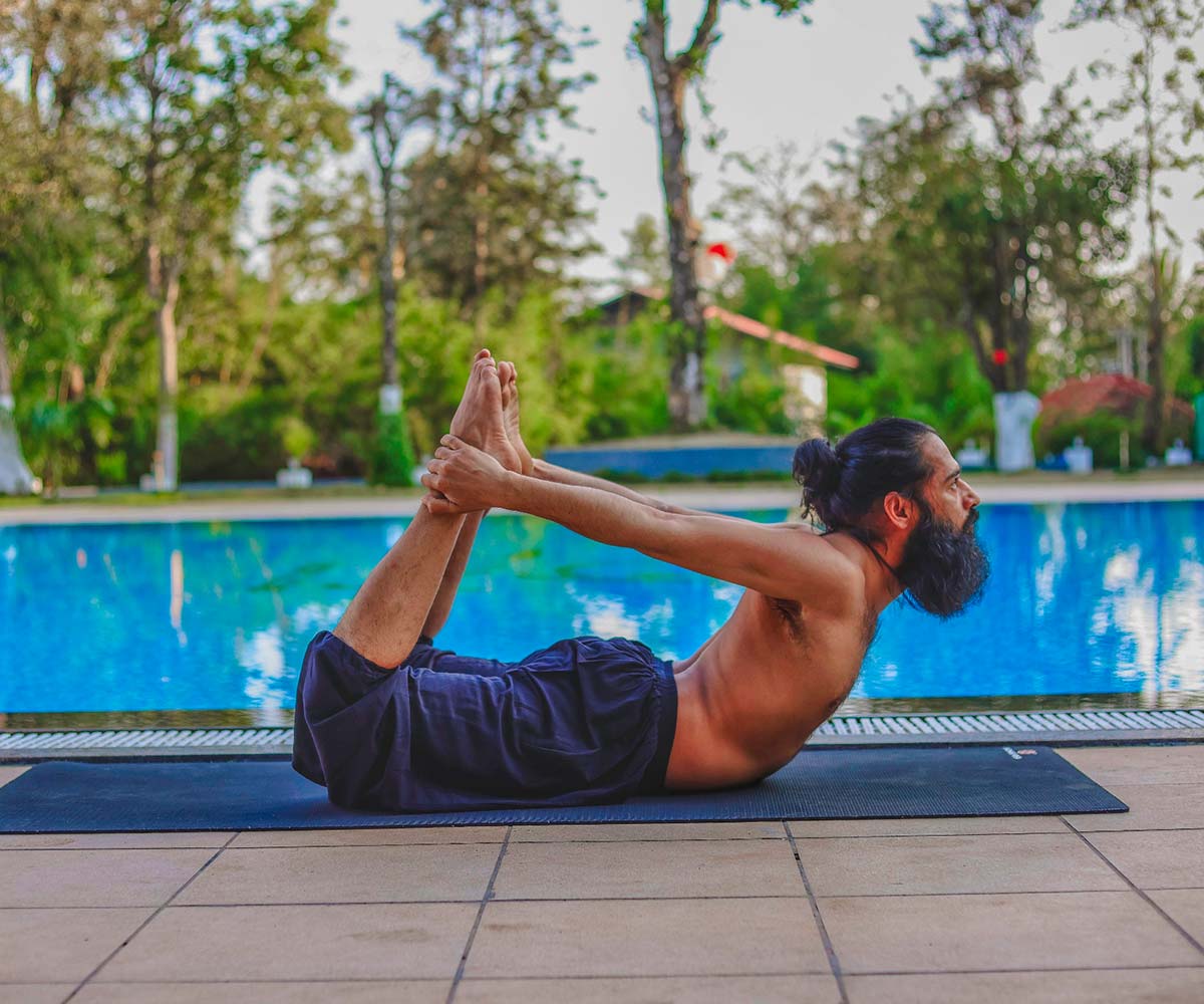 Dhanurasana for bride to be