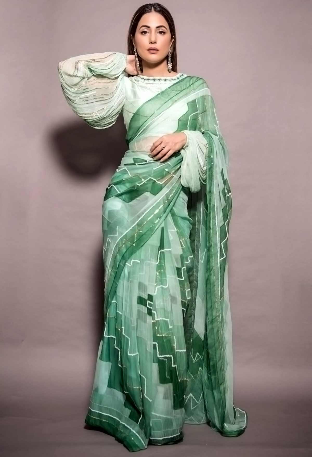 Full Sleeves Embroidered Blouse