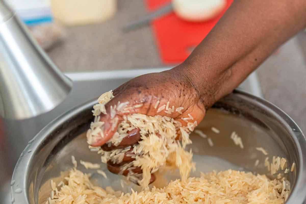 How to check rice quality