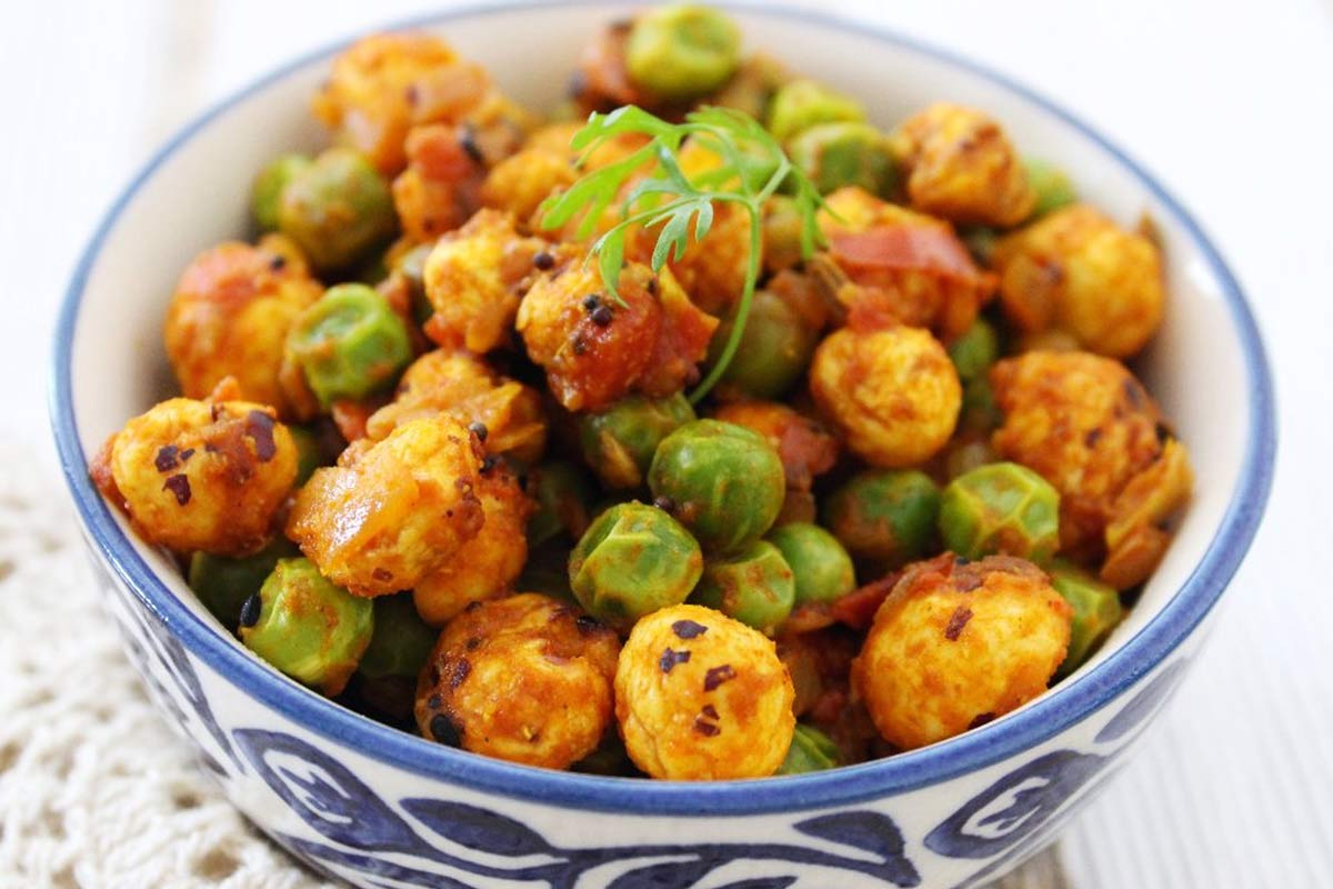 Matar makhana ki sabzi