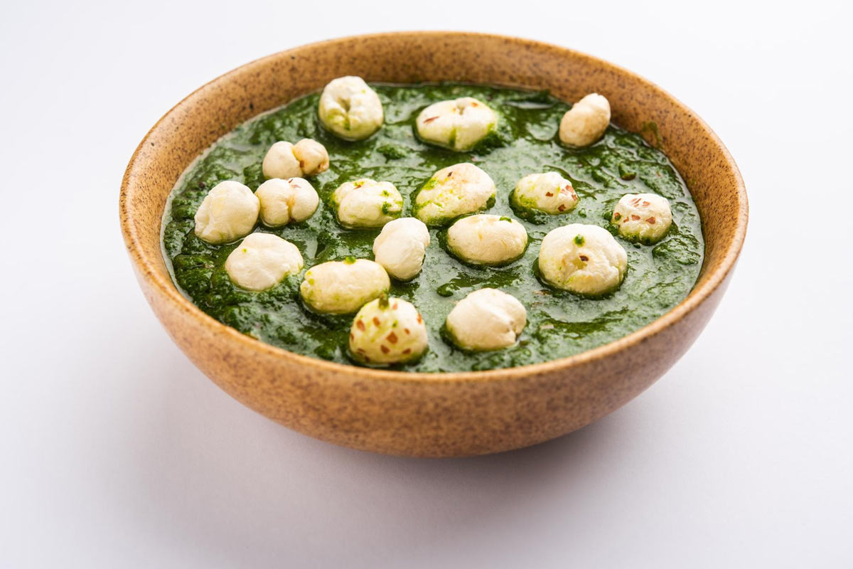 Matar palak recipe
