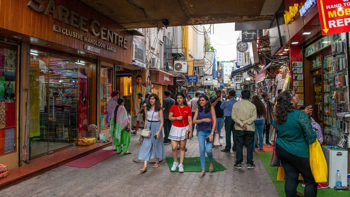 Khan Market in Delhi