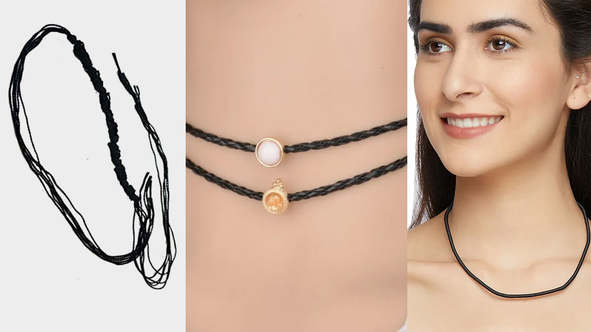 Black Thread | गले में काला धागा | Black Dhaga For Neck | benefits of ...