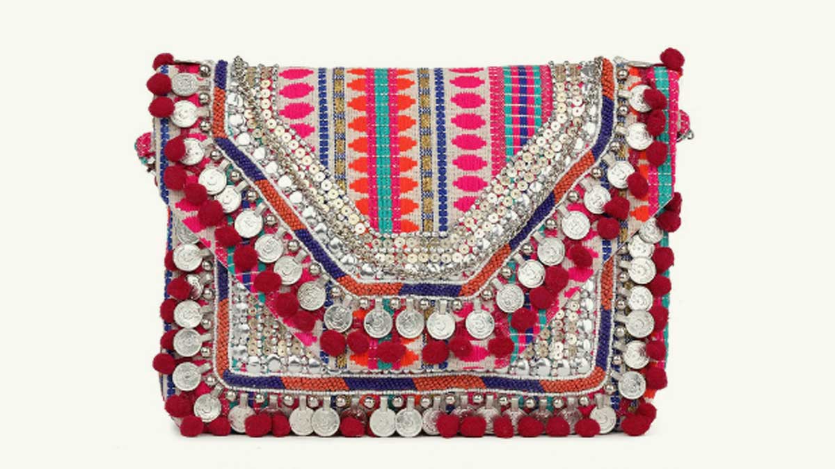 boho clutch design