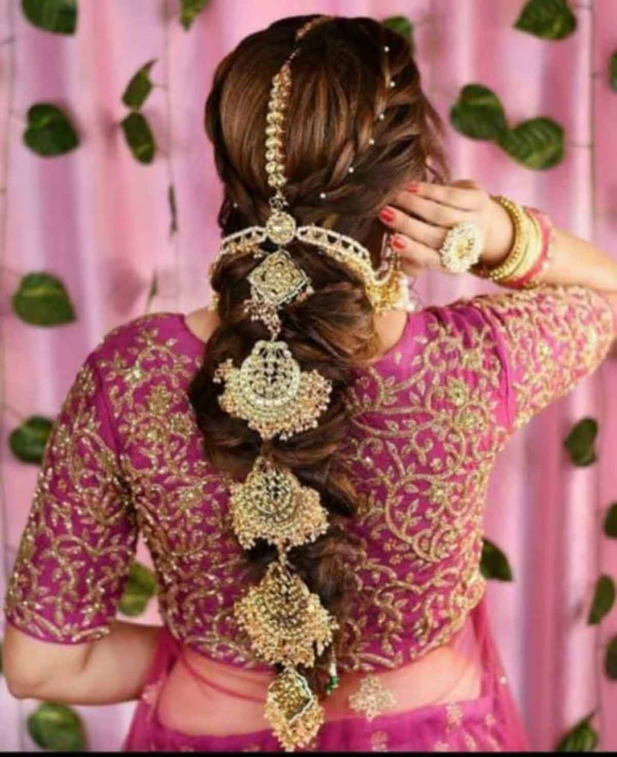 bridal braid hair style