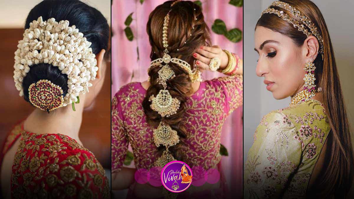 Bridal bun with gajra🌸 #gajra #hair #hairstyles #hairstylist #hairstyle  #bridalmakeup #bridal #bride #newpost #instagood #instagram #t... |  Instagram