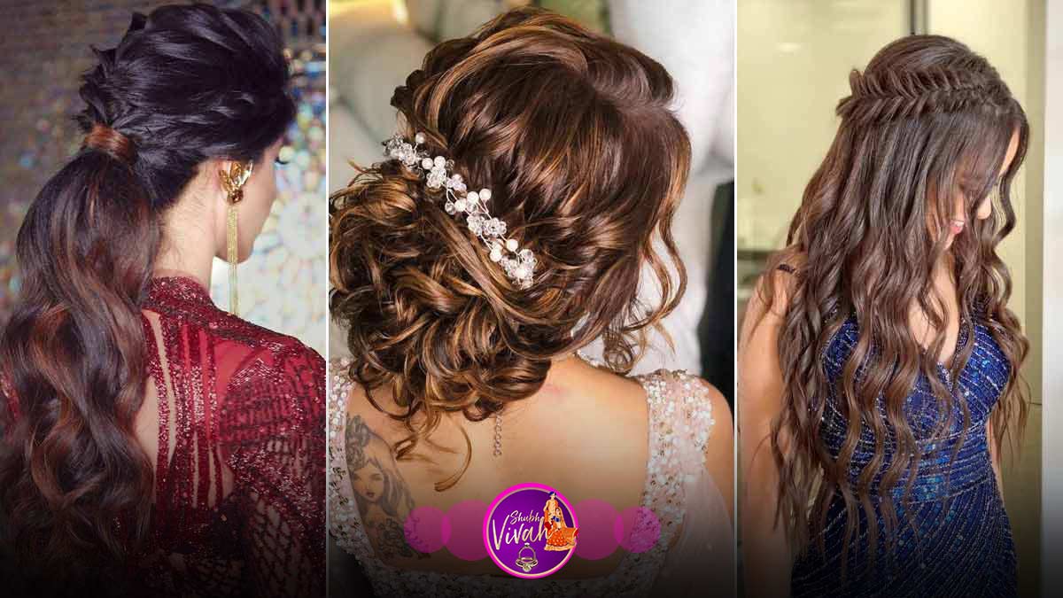 Bridal Hairstyle | कॉकटेल नाइट के लिए हेयर स्टाइल | Hairstyle For Cocktail  Party | cocktail night hair style for bride | HerZindagi